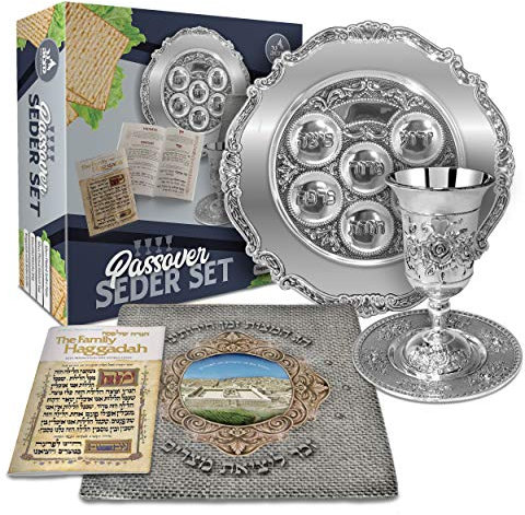 Seder Plate For Passover Set Seder Plate And Kiddush Cup Set