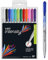 BIC Intensity Fineliner, Filzstifte in verschiedenen 12 Farben, mit mittlerer Spitze, für Bullet Journal und Mandala
