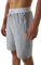 Smith & Solo Sporthose Herren Kurz - Kurze Hosen Herren, Laufshorts Männer Sommer Baumwolle Jogginghose Fitnesshose Sport Sportshorts Bermuda Shorts Hose Trainingshose Tennis (L, Grau-Weiß)