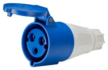 IP44 Prise Industrielle Connhésion Prise CEE 240V 16Ampères #213 3 Broches Femelle Prise pour Caravane Roulotte de Camping Industriel 1pc