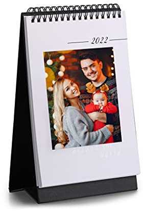 Personalisierter Tischkalender mit Foto 2025 Desktop Kalender Geschenke für Weihnachten Neujahrsgeschenk (B)