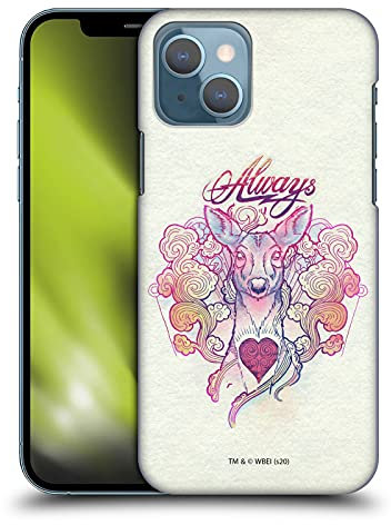 Head Case Designs Officially Licensed Harry Potter Always Stag Patronus Deathly Hallows XXVI Hard Back Case Compatible With Apple iPhone 13