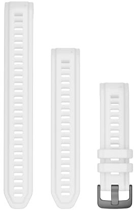 Garmin Schnellwechsel-Armband, 20mm, Silikon, Ericeria, passend für venu Serie (außer S-Modelle), Forerunner 55/245/645, Approach S12/S40/S42, vivoactive 3/4, vivomove 3/HR/Luxe/Style, D2 Air/Air X10