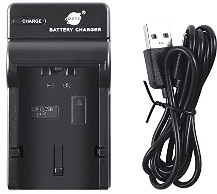 DSTE NEW USB Camera Battery Charger Compatible for Panasonic S001E CGA-S001A/1B CGA-S001E CGA-S001E/1B CGR-S001 DMW-BCA7 Battery