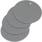 Uootach 4 Piezas Salvamanteles de Silicona Antideslizante, Posavasos Duradero, Impermeable, Apto para Ollas, Sartenes, Teteras y Cuencos (Gris)