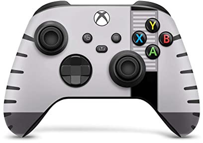 Skins4u Gamepad Wrap Aufkleber kompatibel mit Xbox Series S X Controller Design Schutz Folie Faceplate Cover Vinyl Skins Retro NES