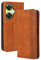BellaCase OnePlus Nord CE 3 Lite Coque [Étui Portefeuille] [Fonction Support] [Slots pour Cartes] [Couverture à Rabat Magnétique] Compatible avec Le Smartphone OnePlus Nord CE 3 Lite(Marron)