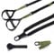 THYSOL® Resistance Trainer Pro Xtreme Straps Army | Schlingentrainer Set mit verstellbarem Türanker | Fitness Home Workouts - Geeignet für Reisen & für Training Indoor & Outdoor (Armeegrün)