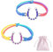 Sugeru®Neues Design Pferde Mädchen Geschenk, 2stk Stimmungs Armband Mädchen(Temperatur VerfäRbung) mit 1stk Schmuckbeutel,Mitgebsel Kindergeburtstag Geschenke für Mädchen,Freundschafts (Hufeisen)