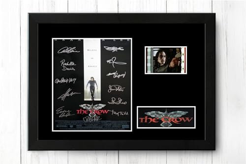 The Crow Filmstreifen, gerahmt, signiert, Brandon Lee