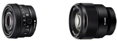 Sony SEL-50F25G - Obiettivo Full-Frame focale fissa 50mm F2.5, Premium Serie G, Mirrorless Attacco E, Nero & SEL-85F18 Obiettivo per ritratto a focale fissa 85mm F1.8 Full Frame adatto per serie A7