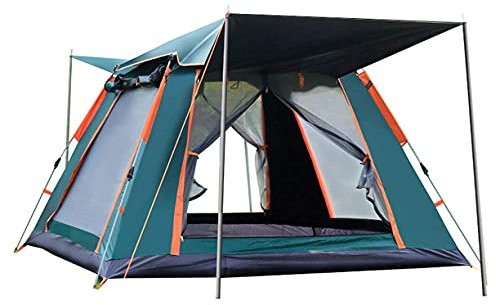 NOALED 5-Personen-Familien-Campingzelt, 4-Jahreszeiten-Doppelschichten, wasserdicht, UV-beständig, Winddichte Zelte, Familien-Campingzelt im Freien