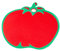 rockible Schneidebrett, Schneidebrett in Obstform, Servierbrett, kleines Schneidebrett für die Küche, Tomatenform