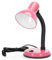 Aigostar Vintage Schreibtischlampe， Retro Tischlampe mit Stecker， ohne Glühbirne， kompatibel mit LED-Glühbirnen Modell E27， verstellbare Lampensäule， Rosa