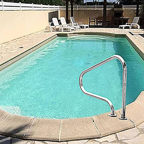 Barandilla de escalera para piscina Barandilla de piscina Barandilla de piscina Pasamanos de acero inoxidable 304 para entradas de piscinas enterradas, rampas de piscina, escaleras mecánicas