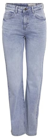 Noisy May Damen Nmmonica Hw Straight Jean Az359Lb Noos, Light Blue Denim, 25W / 32L EU