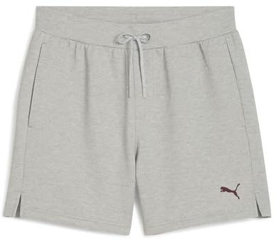 PUMA M CLOUDSPUN 12,7 cm Marken-Shorts, Hellgrau meliert