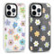Yoedge 2 Stück Handyhülle für iPhone 11 Pro Hülle 5,8, Transparent Aesthetic Buntes Blumen Muster Frauen Mädchen Design Cover Weich Durchsichtig Silikon Schutzhülle für iPhone 11 Pro, Gerbera