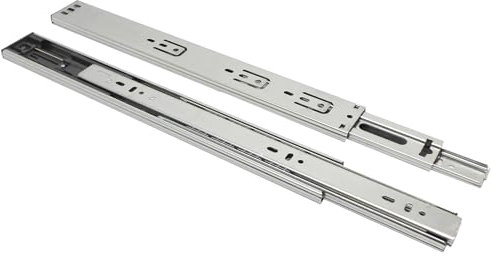 Schubladenschienen Schubladenauszug mit Selbsteinzug Vollauszug Schienen (SoftClose) 1 Paar(2 Stk) Schubladenführungen für Schubladen Schienensystem Auszugssystemen bis 45Kg Tragkraft 350mm