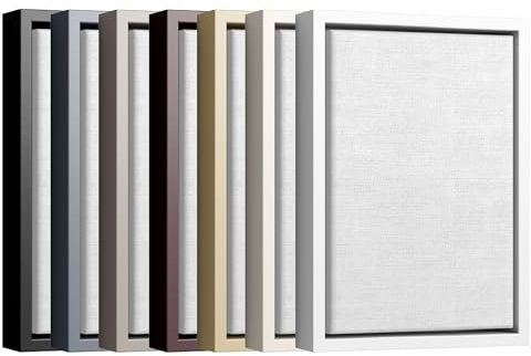 Canvas Floater Frame with 25mm Internal Depth. 7 Colours in any Custom Size. Custom Made in the UK.