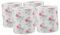 VALICLUD 4 Rouleaux Papier Rouleau Coloré Tissu De Bain Papier De Soie Fleuri Papier Toilette En Bobine Décoratif Modèle Amusant Salle De Bains Papier Toilette Pulpe De Bois