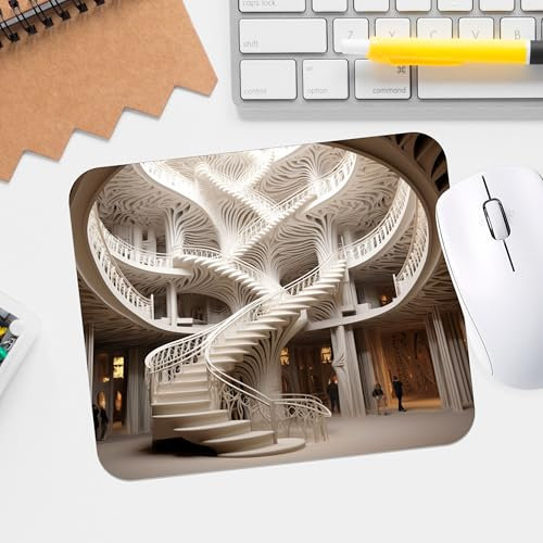 Mesmerizing Infinity Hypnosis Gaming Mouse Pad - Premium Textured Design for Comfortable Office Use