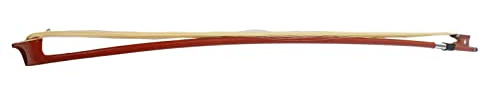 Octagonal Stick Violin Bow med Arbor Horse Hår, Slät Välbalanserad för övning och Ersättning (4/4)