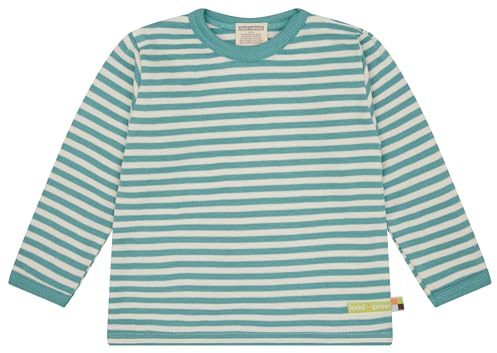 loud + proud Unisex Kinder Interlock Ringel, GOTS Zertifiziert Langarmshirt