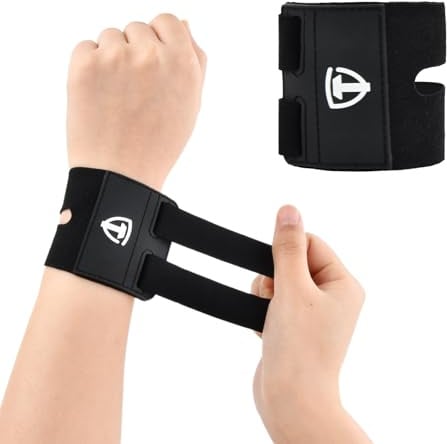 Luxvara TFCC Handgelenkbandage für Risse & Ulna-Schmerzen – Verstellbare Handgelenkstütze– Atmungsaktive Bandage bei Sehnenscheidenentzündung, Arthrose, Karpaltunnel, Gym & Tennis