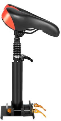 TCICOP Sattel Scooter Sitz, Elektrorollersitz Höhenverstellbar, Federdämpfung, Zubehör für Elektroroller Scooter Sitz Universal Geeignet für Die Meisten MoDepression