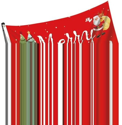 Bandiere Di Natale Da Giardino Decorativa Bifacciale 90x150 cm