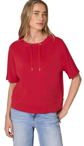 Street One Dropped Shoulder Shirt im Silk-Look Salsa red 46