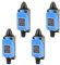 sourcing map ME-8111 Plunger Momentary Limit Switch 1NC+1NO 4Pcs for CNC Mill 3D printer Door Switch