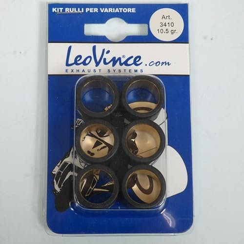 Galet rouleau de variateur Leovince compatible avec Scooter Piaggio 300 MP3 Yourban 2011 à 2016 21x17 10.5Grs