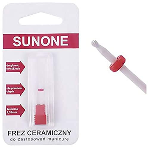 Sunone Fräser Keramik Kugel, Soft Hybrid Gel 14892 Weiß