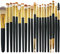 Makeup Brushes ZHIYE Make up Brush Set 20 PCs Professional Face Eyeliner for Foundation Blush Concealer Eyeshadow with Travel Good Black
