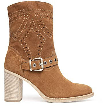Nero Giardini E217900D Stivaletti Donna in Camoscio - Tabacco 38 EU