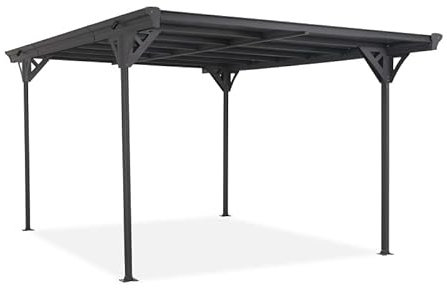 Grindi - Carport Überdachung Abstellplatz Pavillon - 503x305x232 - Tilos II - wasserdichtes & stabiles Sonnenschutz für Terrasse und Freistehender, Carport, Grillpavillon, Markise als Vordach