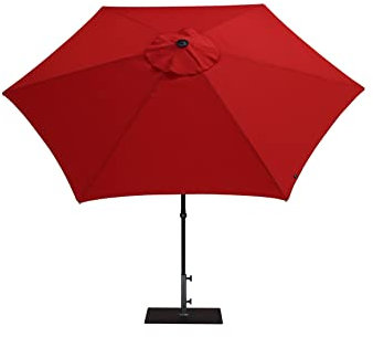 Maffei Art 454 Trend Parasol rond diamètre 300 cm, fabriqué en Italie., rouge