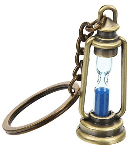 jojofuny 5stücke Sanduhr Schlüsselanhänger Vintage Schlüsselringe Für Herren Kreative Schlüsselbund Deko Robuste Und Praktische Schlüsselanhänger Für Taschen