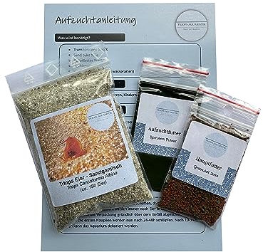 Generisch Triops Cancriformis Beni Kabuto EBI (red) inkl. Futter und Aufzuchtanleitung (150 Eier)