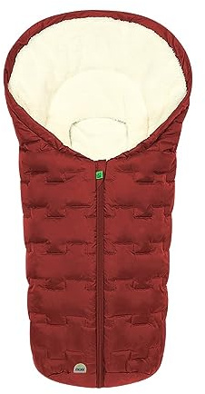 Odenwälder Fußsäckchen für Babyschale Oskar line red velvet