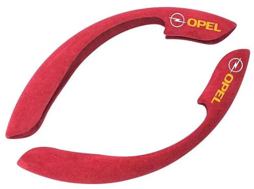 JOEBO Lenkradbezug für Opel Astra K G H J Vectra B C Zafira B Corsa C D Mokka Vivar, ultradünn, schweißabsorbierend, spezielles Lenkrad-Autozubehör,3