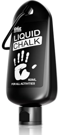 OUTTDOZ Gesso liquido con presa superiore, per sollevamento pesi, ginnastica, arrampicata, danza, si asciuga in pochi secondi (60 ml, 1 confezione)