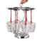 Generisch Tisch-Weinglashalter, Tisch-Weinglasregal, Weinglashalter aus Metall mit 6 Haken, Glas-Display-Aufhänger, Glas-Aufbewahrungsregal, elegantes Präsentationsregal, Küchenbar-Dekoration