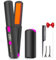 Fer à Lisser Sans Fil, Lisseur Boucleur Cheveux 2 en 1, Portable Mini Lisseur avec USB Rechargeable, Température Réglable 160℃-220℃, Chauffage Rapide, Batterie 4500 mAh, Mini Lisseur de Voyage (Gris)