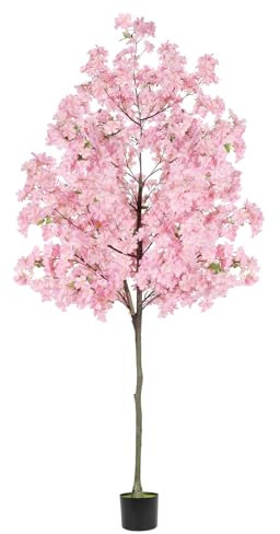 LIANTRAL Pianta artificiale di fiori di ciliegio per casa, matrimonio, festa, giardino, ufficio, 180 cm