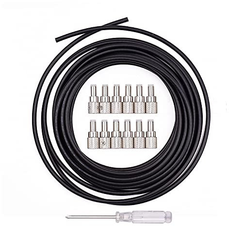 Cables de Parche de Pedal Guitarra, Kit Cable Parche sin Soldadura Guitarra Accesorios Pedal con 12 Tapones sin Soldadura 5 M Destornillador para Pedalboard