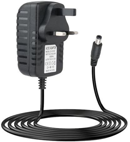 30W Power Adapter for Echo Show 8/10/15/21, 18V 1.67A Replacement Charger Cable Compatible with Alexa Echo Plus (2nd Gen), Echo (3rd/4th Gen) 2M Cord (Black)