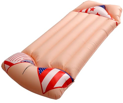 POPETPOP Lit Flottant Gonflable Piscine pour Adulte en PVC Léger et Portable Design Créatif Bikini pour Natation en Été